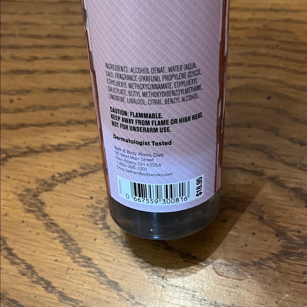 Bath & Body Works Champagne Toast‎ Fragrance Mist - Picture 5 of 7